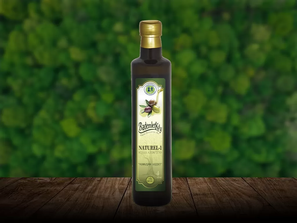 Bademler Naturel 1 Zeytinyağı 0.5 Litre