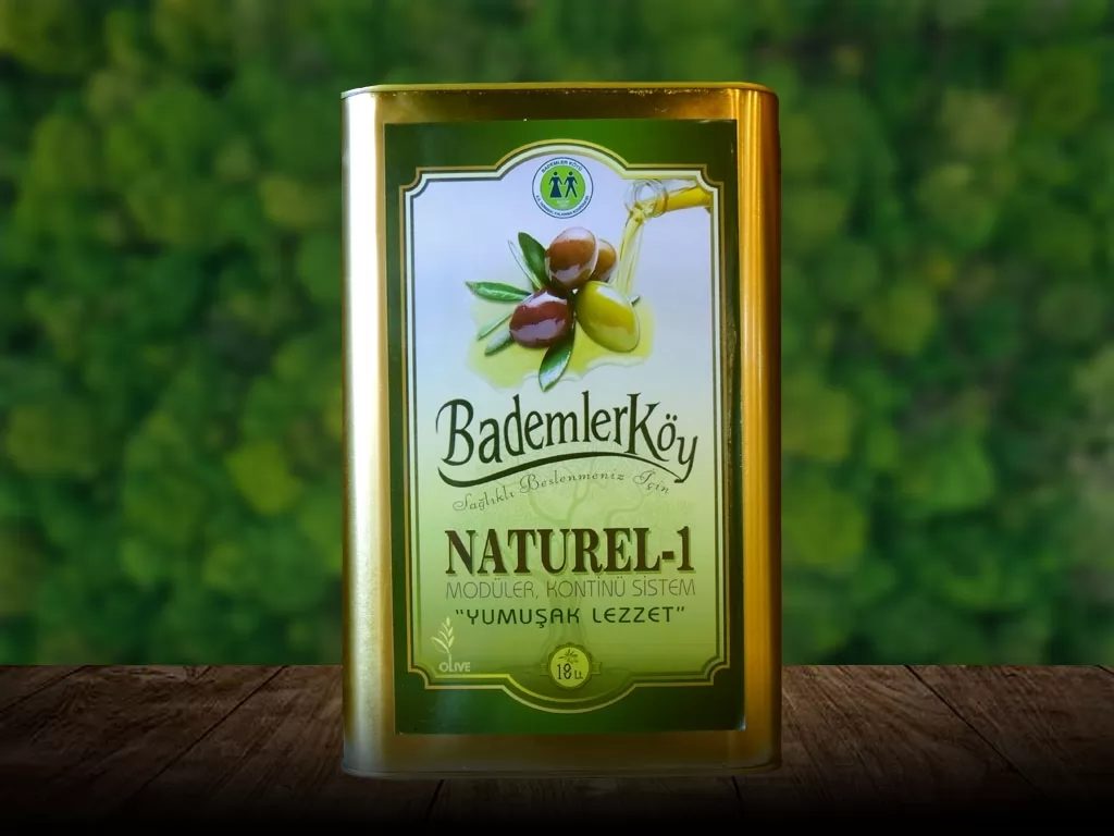 Bademler Naturel 1 Zeytinyağı 18 Litre