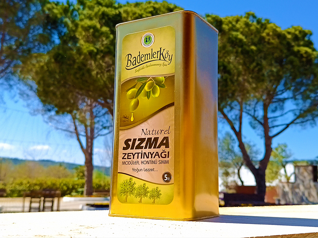 Bademler Natural Sızma Zeytinyağı 5 litre Yeni Sezon
