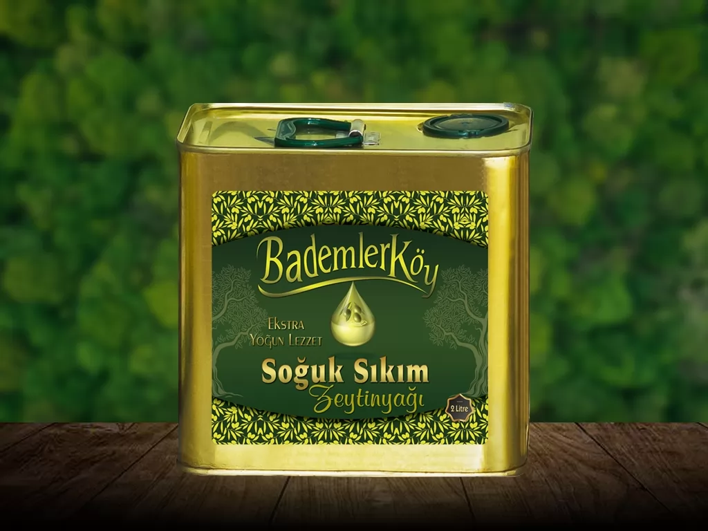 Bademler Soğuk Sıkım Zeytinyağı 2 Litre