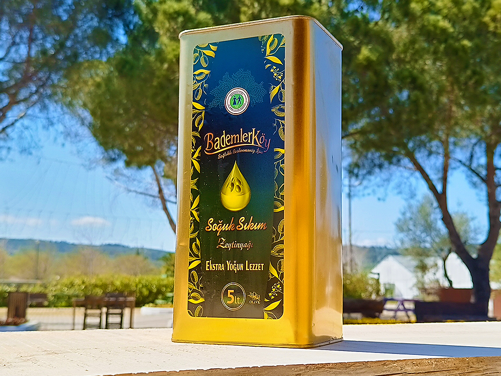Bademler Soğuk Sıkım Zeytinyağı 5 Litre Yeni Sezon